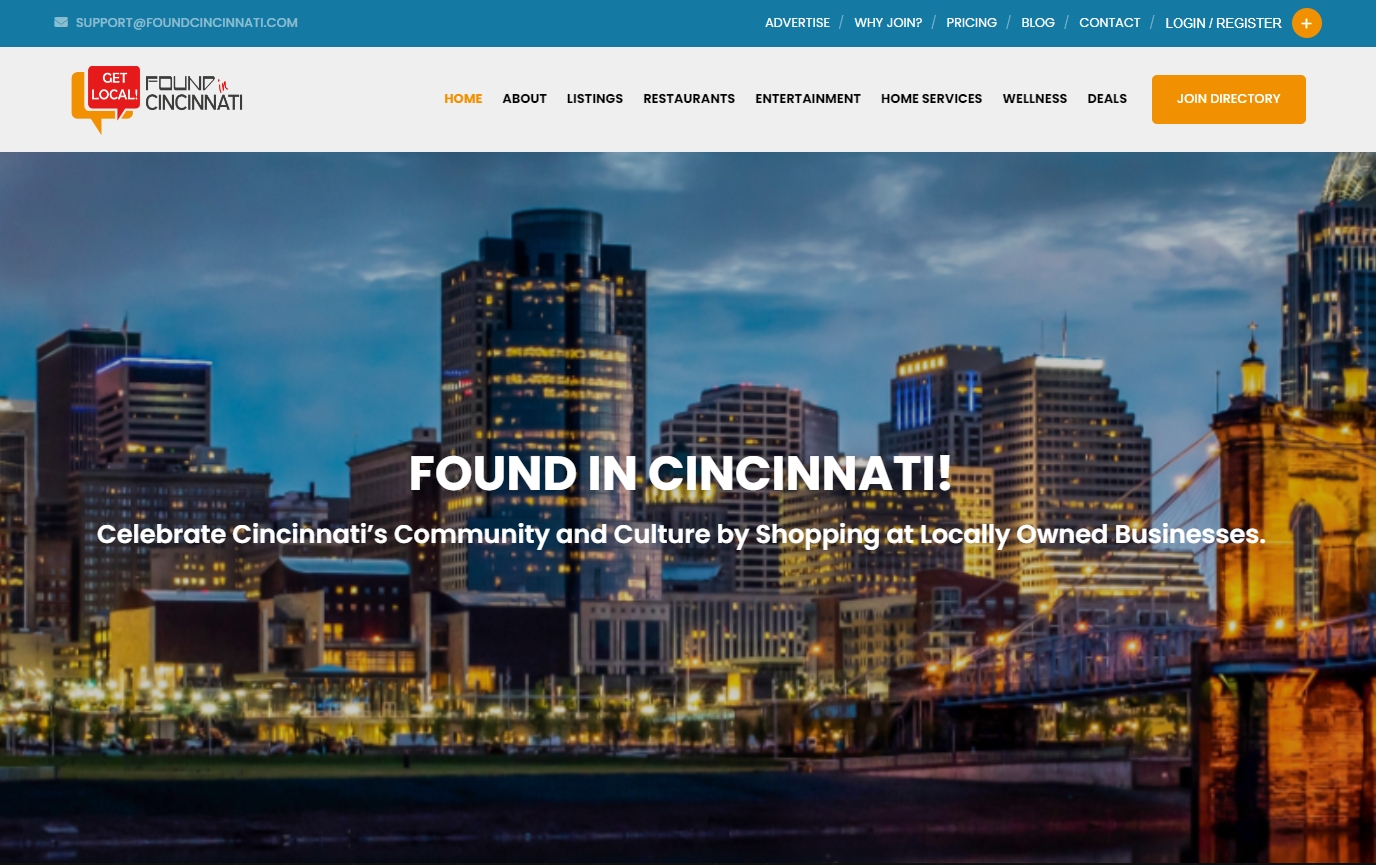 foundcincinnati.com Business Directory